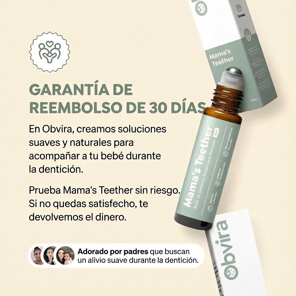 Alivio suave para la dentición de tu bebé