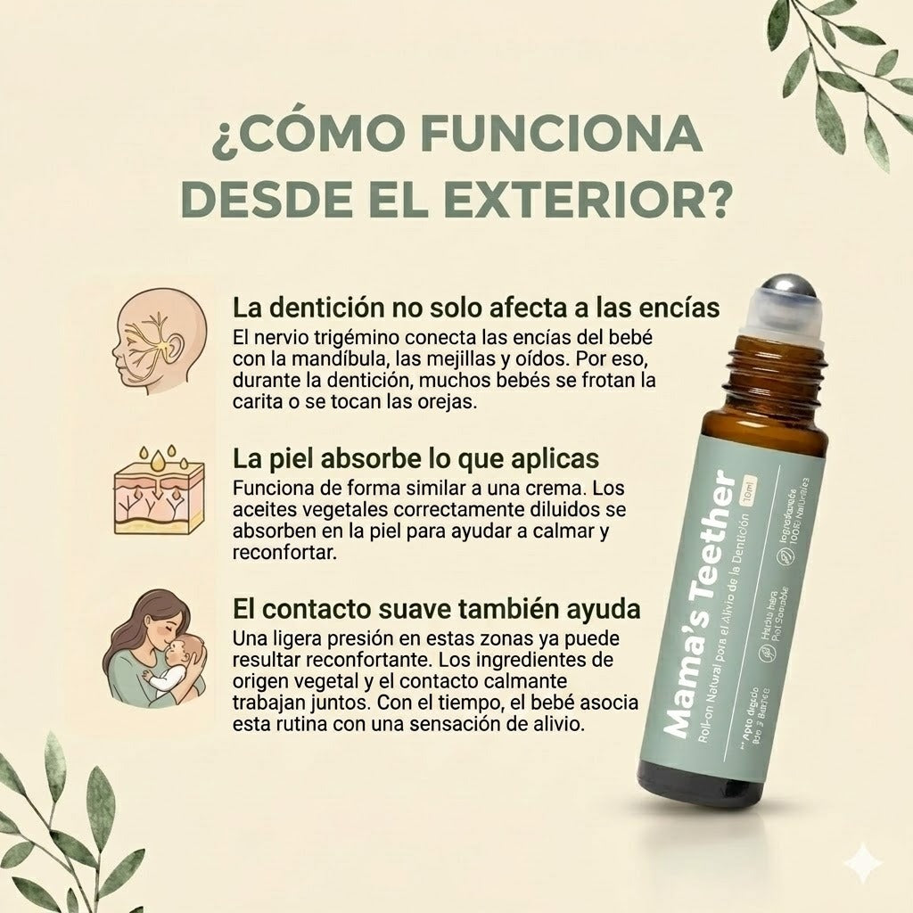 Alivio suave para la dentición de tu bebé