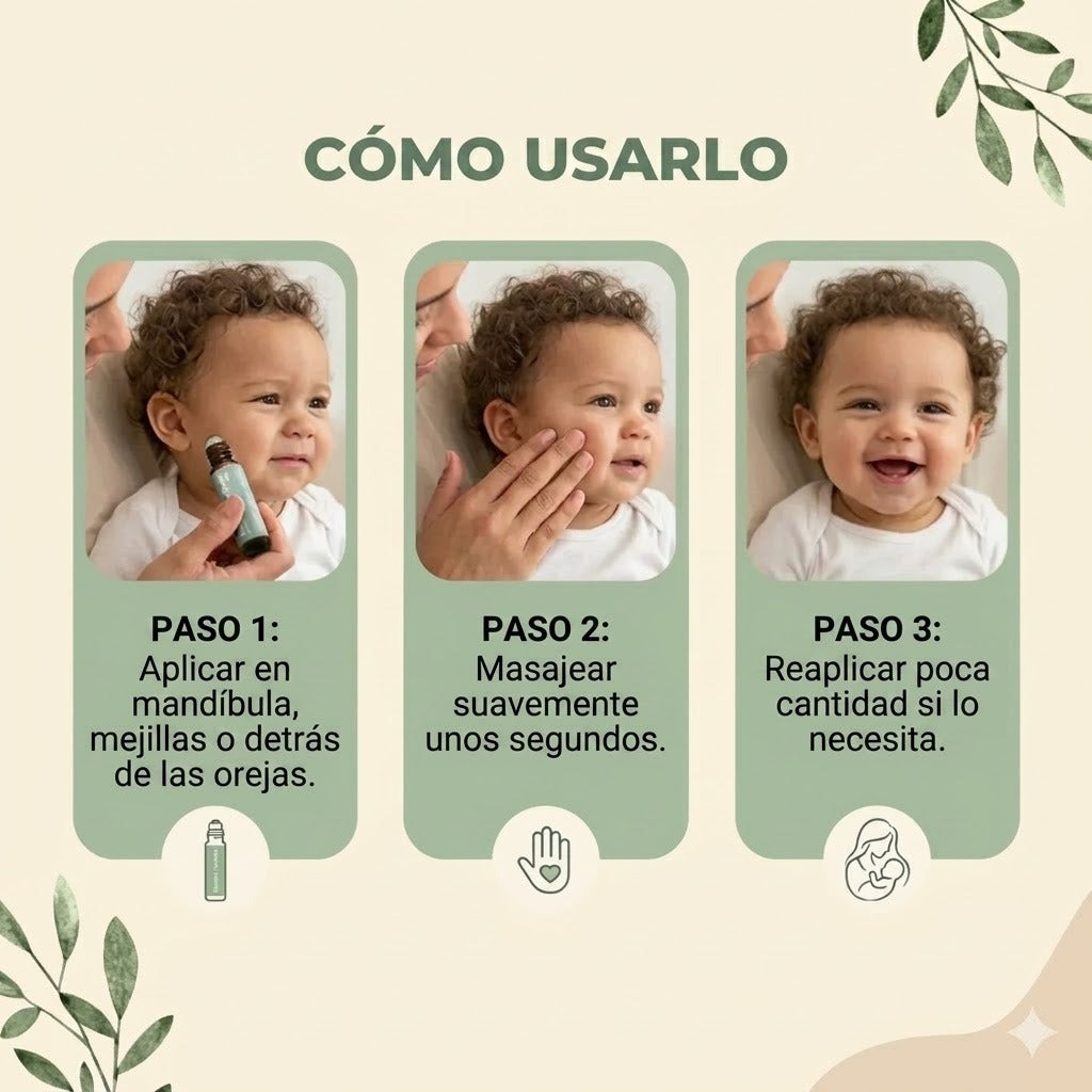 Alivio suave para la dentición de tu bebé